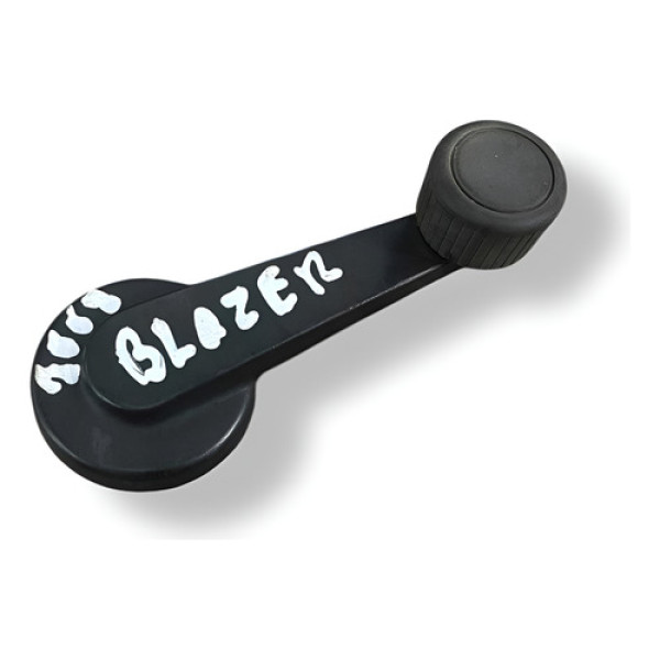 Manivela Alavanca Vidro Diant  Direito Blazer 2008  14030586 Preto