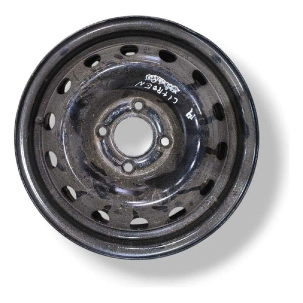 Roda Aço Ferro Aro 14 Citroen Xsara Picasso Peugeot Prateado