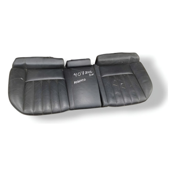 Assento Banco Traseiro Peugeot 407 Sw 2006 2007 2008 2009  Preto