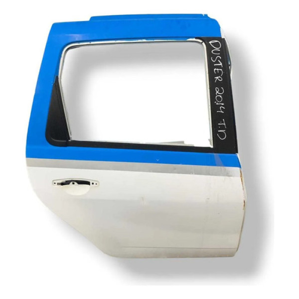 Porta Traseira Direita Renault Duster 2012 2013 2014 2015 Traseira Direita Azul-celeste