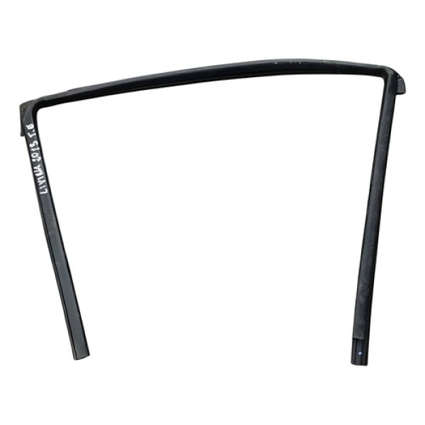 Borracha Caneleta Vidro Traseira Esquerda Nissan Livina 2013 Preto