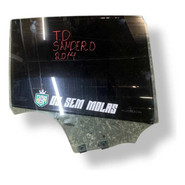 Vidro Porta Traseira Direita Renault Sandero 2012 2013 2014