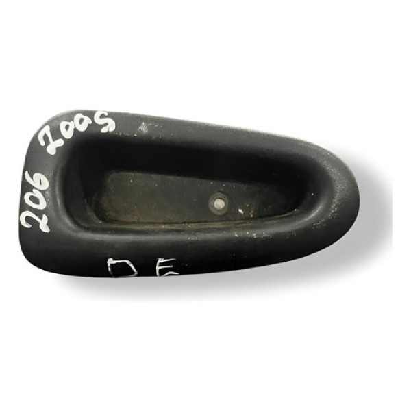 Puxador Porta Dianteira Esquerda Peugeot 206 2005 9629326077 - Preto