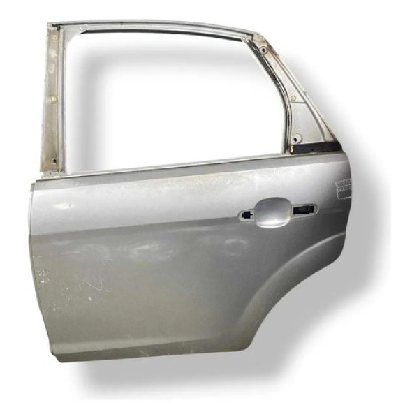 Porta Traseira Esquerda Ford Focus 2009 2010 2011 Detalhe Traseira Esquerdo Prateado