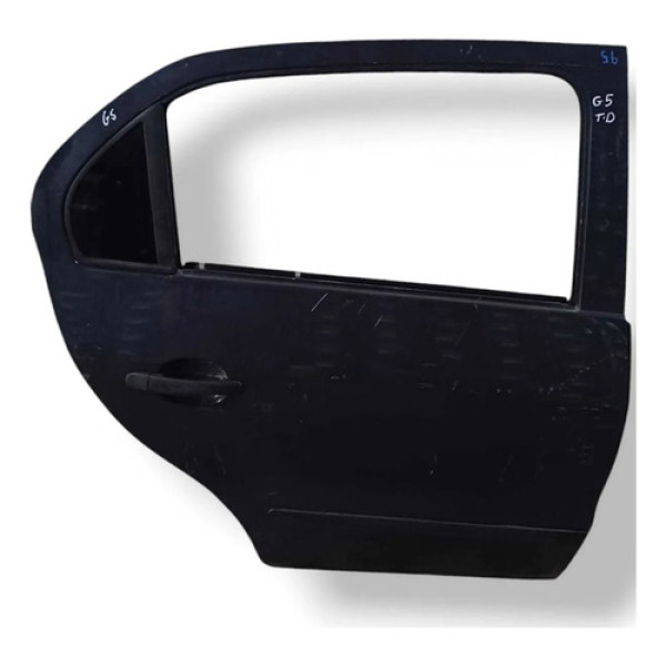 Porta Traseira Direita Volkswagen Gol G5 G6 2010 2011 2012 Traseira Direita Preto