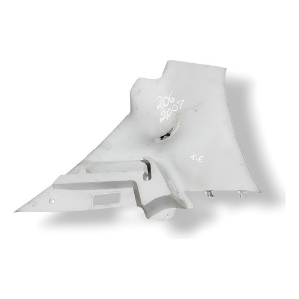 Tampao Acabamento Bagagito Esquerdo Peugeot 206 9625053877 Branco