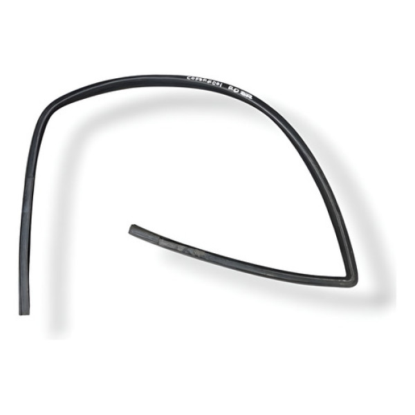 Borracha Canaleta Vidro Traseira Esquerda Nissan Versa 2019 Preto