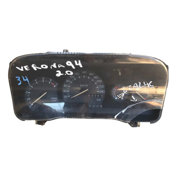 Painel Instrumentos Ford Verona 2.0 1994 (detalhe)890505033 Preto