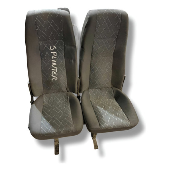 Bancos Bancada Traseiro Salão Mercedes-benz Van Sprinter Preto