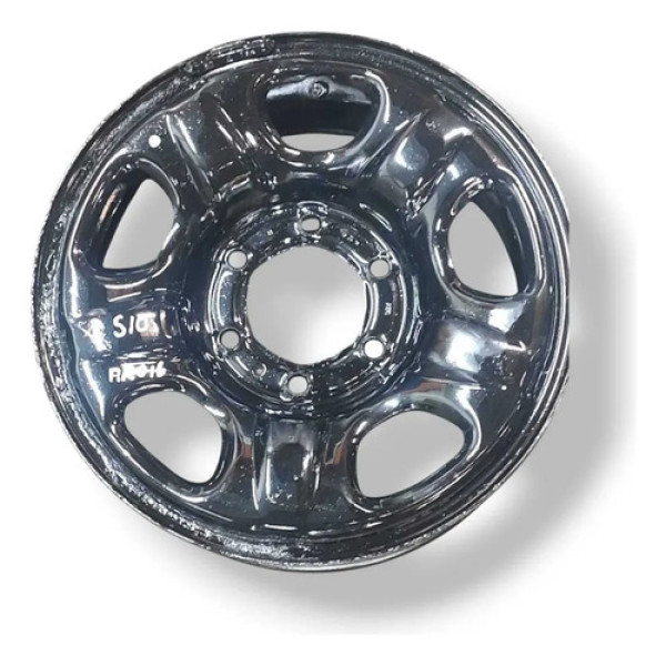 Roda Ferro Aro 16 Chevrolet S10 2012 2013 2014 2015 2016 Preto