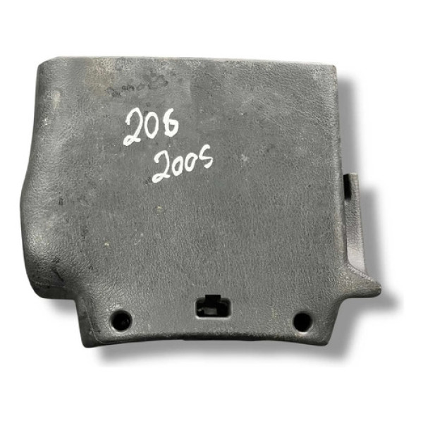 Moldura Inferior Coluna Painel Peugeot 206 2005 - 9648903077 Prateado Listras