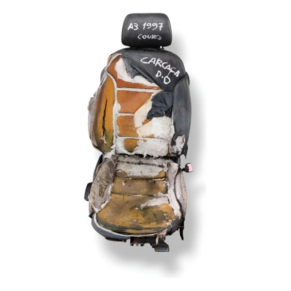 Carcaça Banco Dianteira Direita Audi A3 1997 Branco