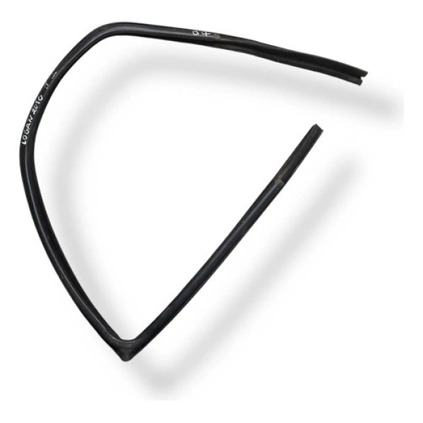 Canaleta Borracha Vidro Traseiro Direito Renault Logan 2010 Verde-escuro