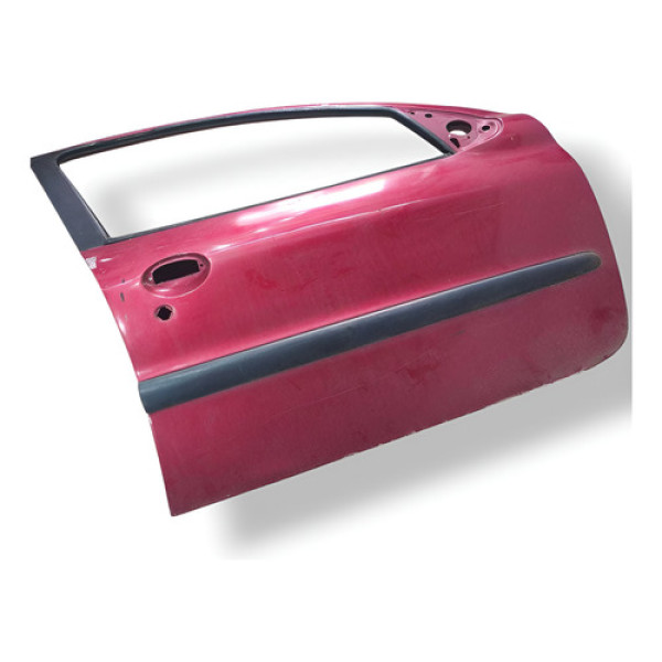 Porta Dianteira Direita Peugeot 206 1.0 2000 A 2003 4 Portas - Dianteira - 1 - Vermelho