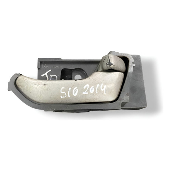 Maçaneta Interna Traseira Direita Chevrolet S10 2013 2014 Preto Traseira