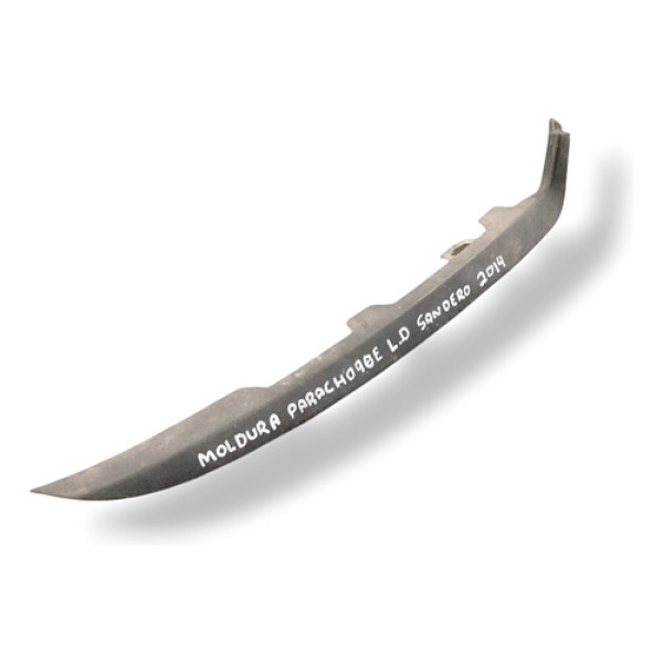 Moldura Parachoque Lateral Direito Logan Sandero 2014 300256 Cinza-escuro