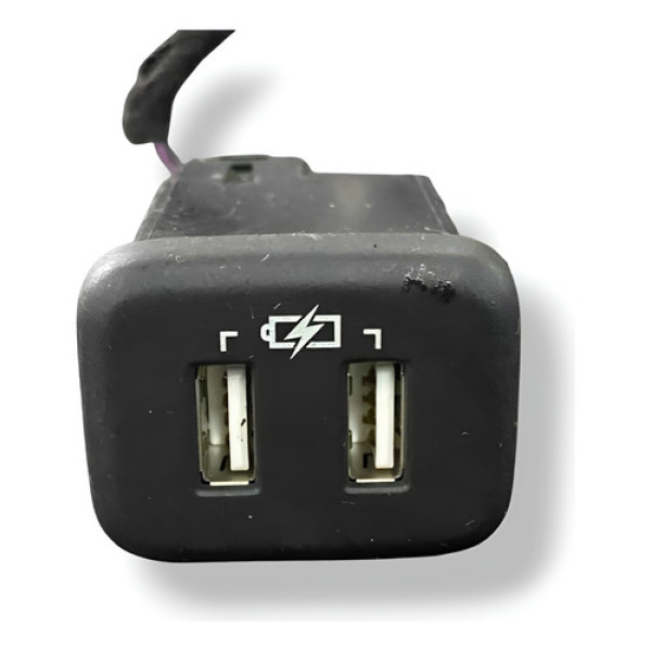 Entrada Usb Dupla Chevrolet Tracker 2019 2020 2021 26213272 Preto