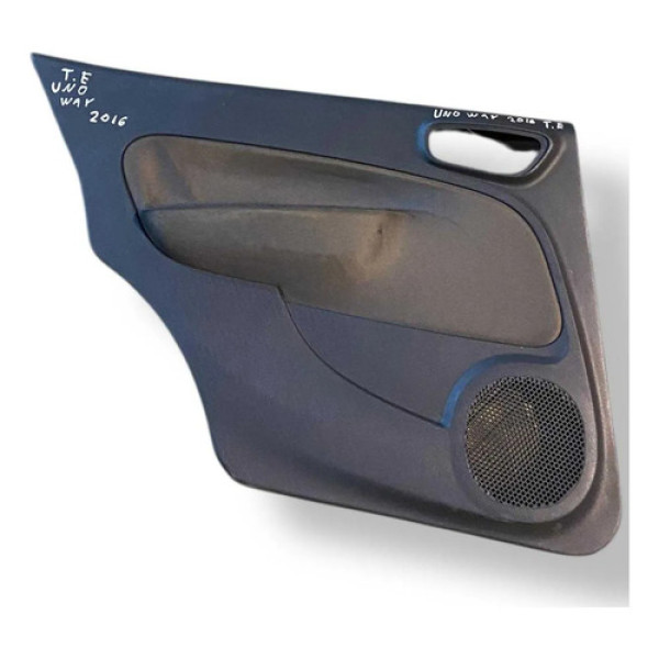 Forro Porta Traseira Esquerda Fiat Uno Way 2015 2016 2017 Preto