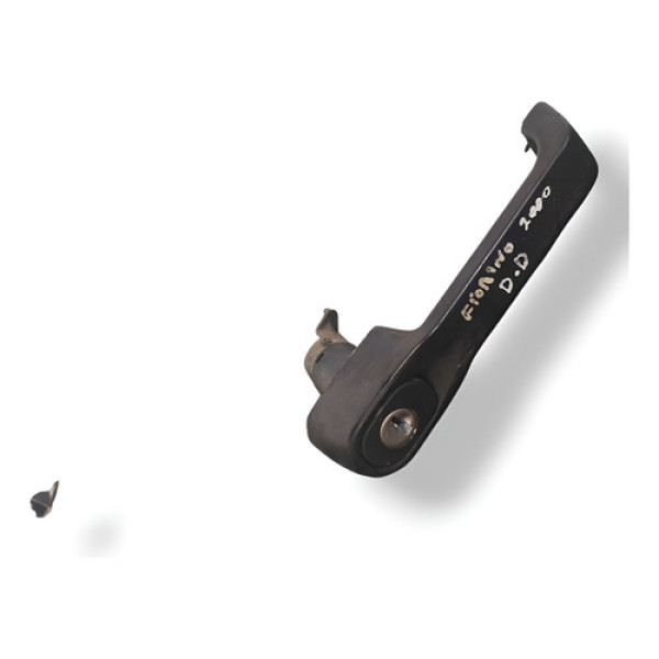 Maçaneta Externa Dianteira Direita Fiat Fiorino 1999 2000 Preto Dianteira
