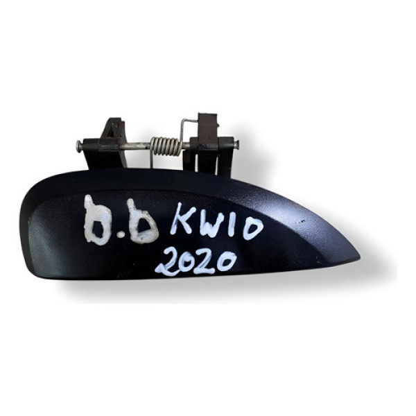 Maçaneta Externa Dianteira Direita Renault  Kwid 1.0 2020 Preto Dianteira