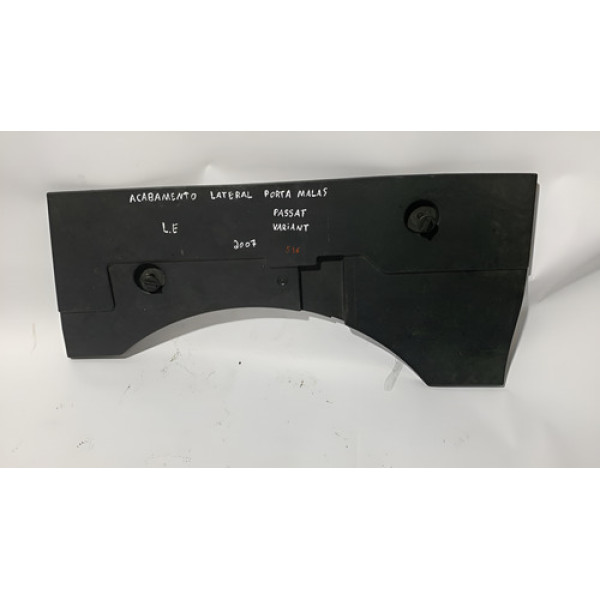 Acabamento Lateral Esquerdo Porta Mala Passat 2007 3c5012116