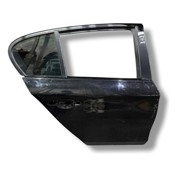 Porta Traseira Direita Bmw 118i 2006 2007 2008 2009 2010 Preto Direita Traseira