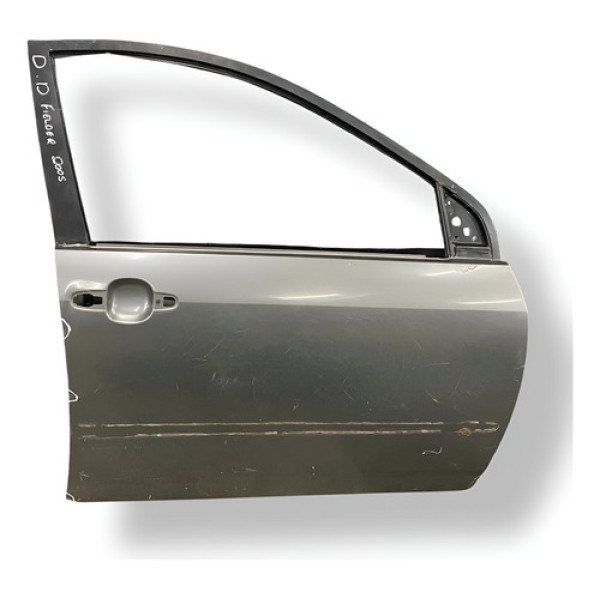 Porta Dianteira Direita Toyota Fielder 2005 2006  Detalhe Dianteira Dianteiro Cinza