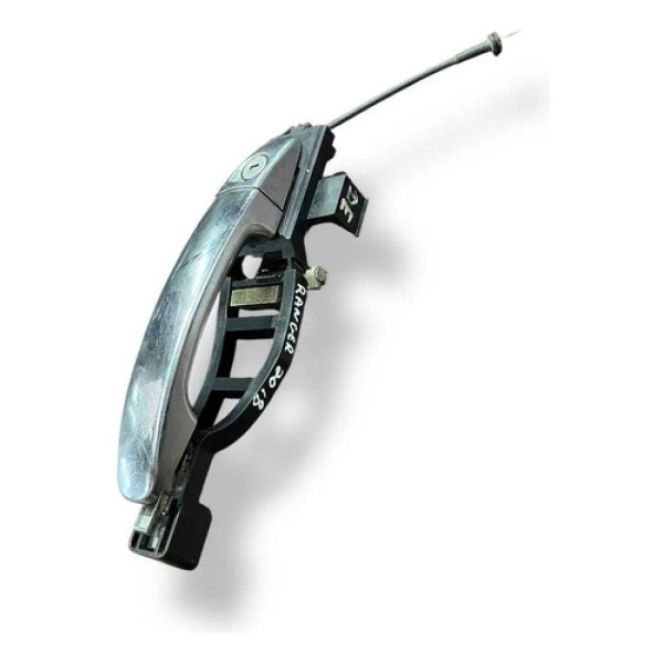 Macaneta Externa Dianteira Esquerda Ford Ranger 2018 2019 Cromado Dianteira