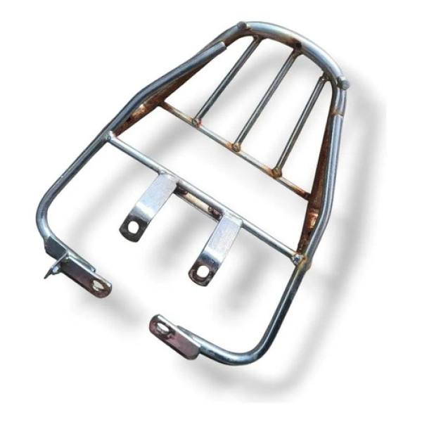 Churrasqueira Bagageiro Honda Cg 125 Titan Fan 2000 A 2008 Prateado