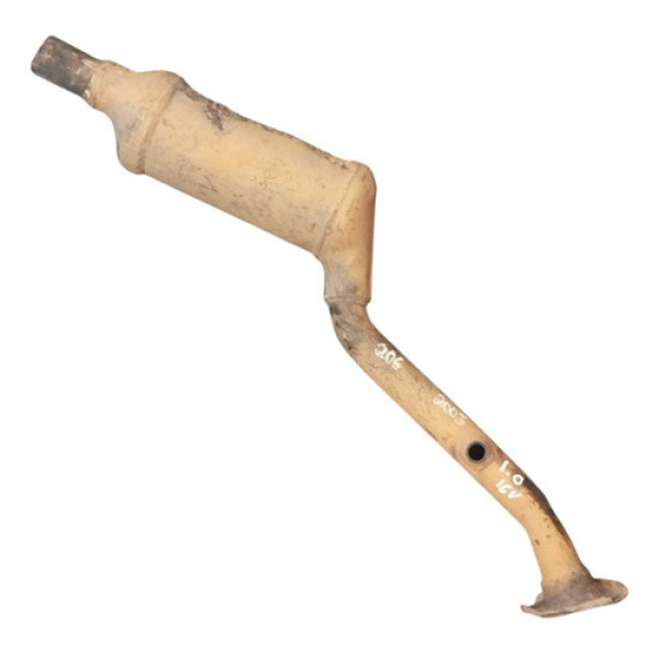 Catalisador Vazio Peugeot 206 1.0 16v 2003 A 2006 Detalhes