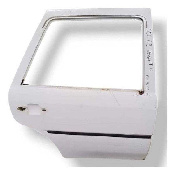 Porta Traseira Direita Volkswagen Gol 1.0 2004 Detalhe Traseira Direita Prateado