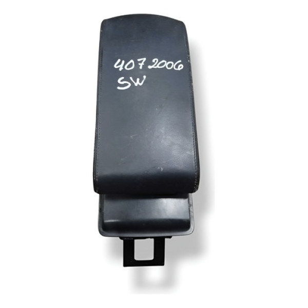 Apoio Braço Console Peugeot 407 Sw 2006 2007 2008 Preto
