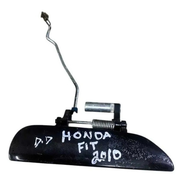 Maçaneta Externa Dianteira Direita Honda Fit 1.4 - 2010 2011 Preto Dianteira