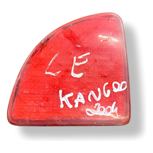 Refletor Olho Gato Lado Esquerdo Renault Kangoo 2004 2005 Vermelho