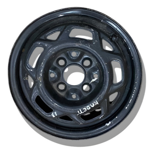 Roda De Ferro Avulsa Aro 13 Chevrolet Kadett Monza Preto