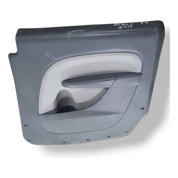 Forro Porta Traseiro Direito Fiat Doblo 2010 A 2013 5202666 Cinza Escuro E Cinza Claro