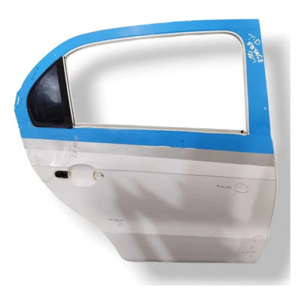 Porta Traseira Direita Volkswagen Voyage 2013 2014 Detalhes Traseira Direita Branco