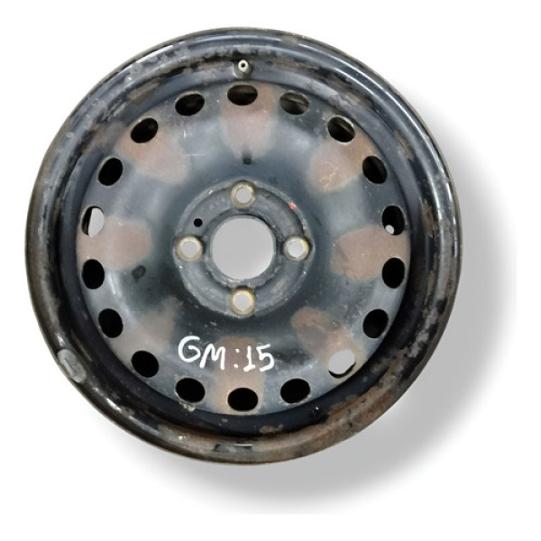 Roda Ferro Avulsa Aro 13 Chevrolet Preto