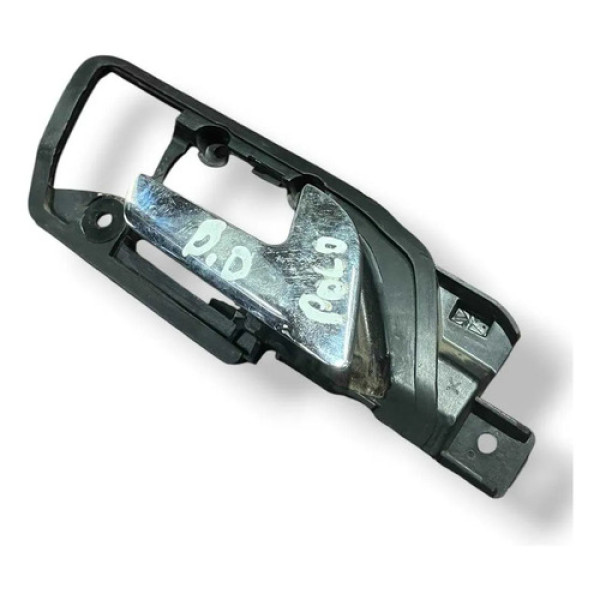 Maçaneta Interna Dianteira Direita Volkswagen Polo 2008 2009 Preto Traseira