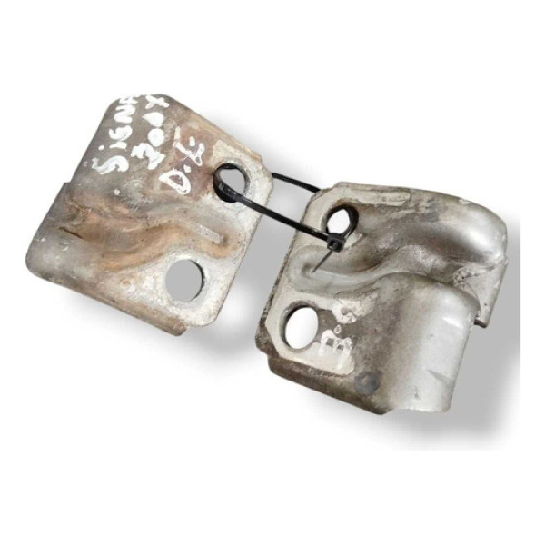 Par Dobradiças Porta Dianteira Esquerda Fiat Siena 2007 2008