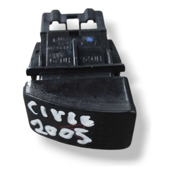Botão Pisca Alerta Honda Civic 1.7 2003 2004 2005 Hd26hd29 Prateado
