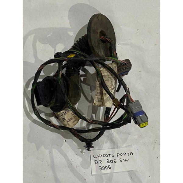 Chicote Porta Diante Esquerda Peugeot 206 Sw 2006 9647931380