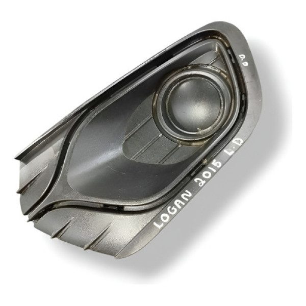 Moldura Farol Milha Direito Logan 2014 2015 263319998r - Preto - Direito