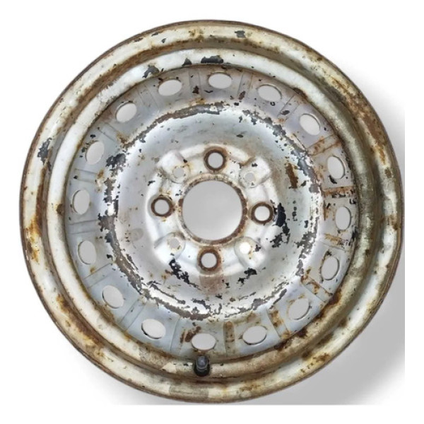 Roda Ferro Aro Fiat Palio Uno Siena Fiorino Prateado