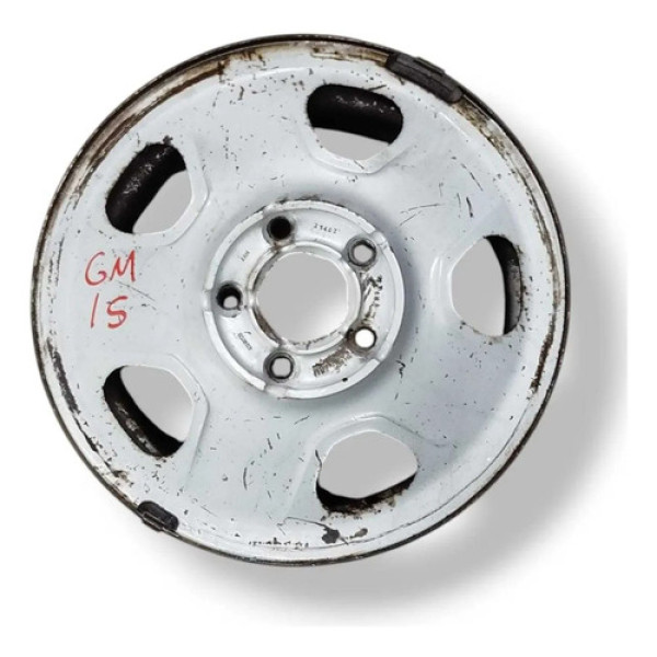 Roda Ferro Avulsa Aro 15 Chevrolet Onix Cobalt - Original Branco