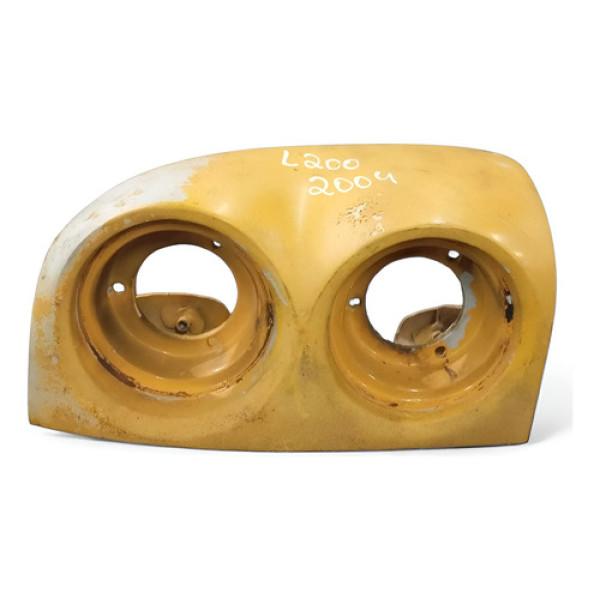 Moldura Lanterna Lado Direito Mitsubishi L200 2003 2004 2005 Amarelo