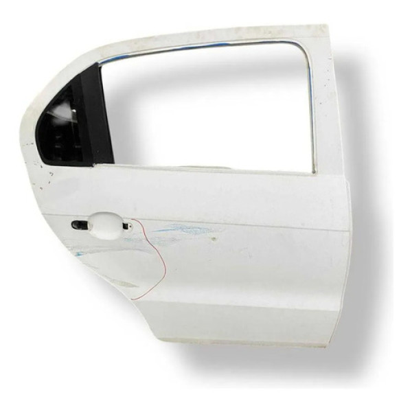 Porta Traseira Direita Volkswagen Gol G5 2005 A 2011 Detalhe Traseira Direita Branco