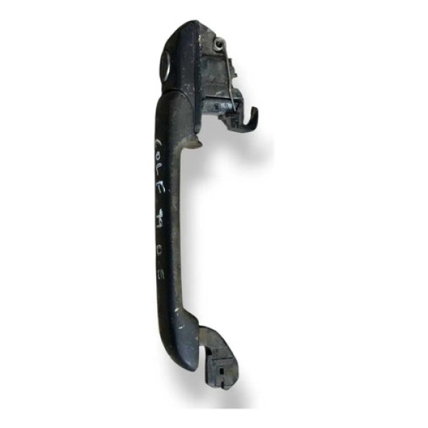 Maçaneta Externa Porta Traseira Esquerda Vw Golf 1998 1999 Preto Dianteira