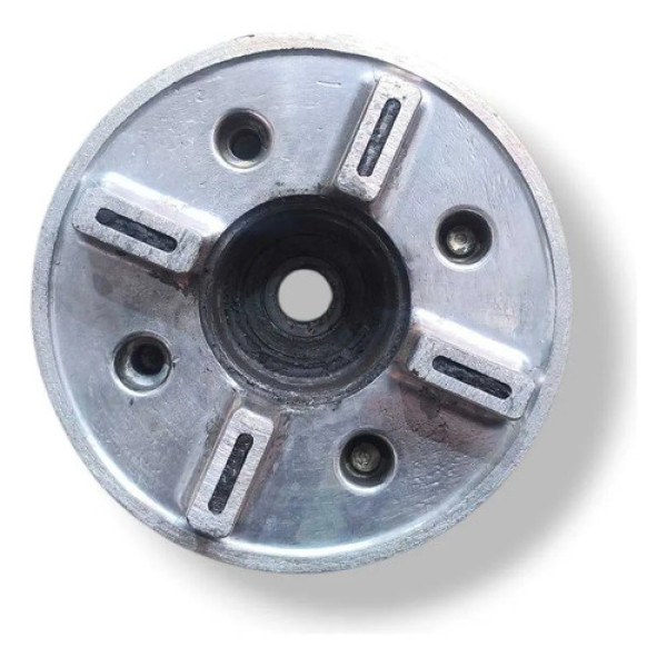 Flange Tampa Espelho Coroa Honda Cg 150 Titan 2006 2007 2008 Prateado