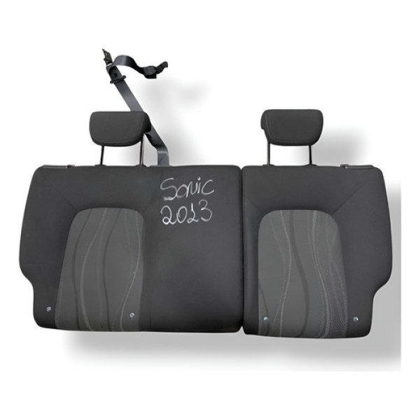 Encosto Banco Traseriro Chevrolet Sonic 2013 2014 2015 - Preto